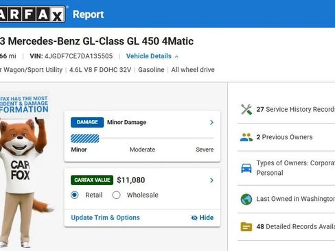 Used 2013 Mercedes-Benz GL 450 4MATIC image 3