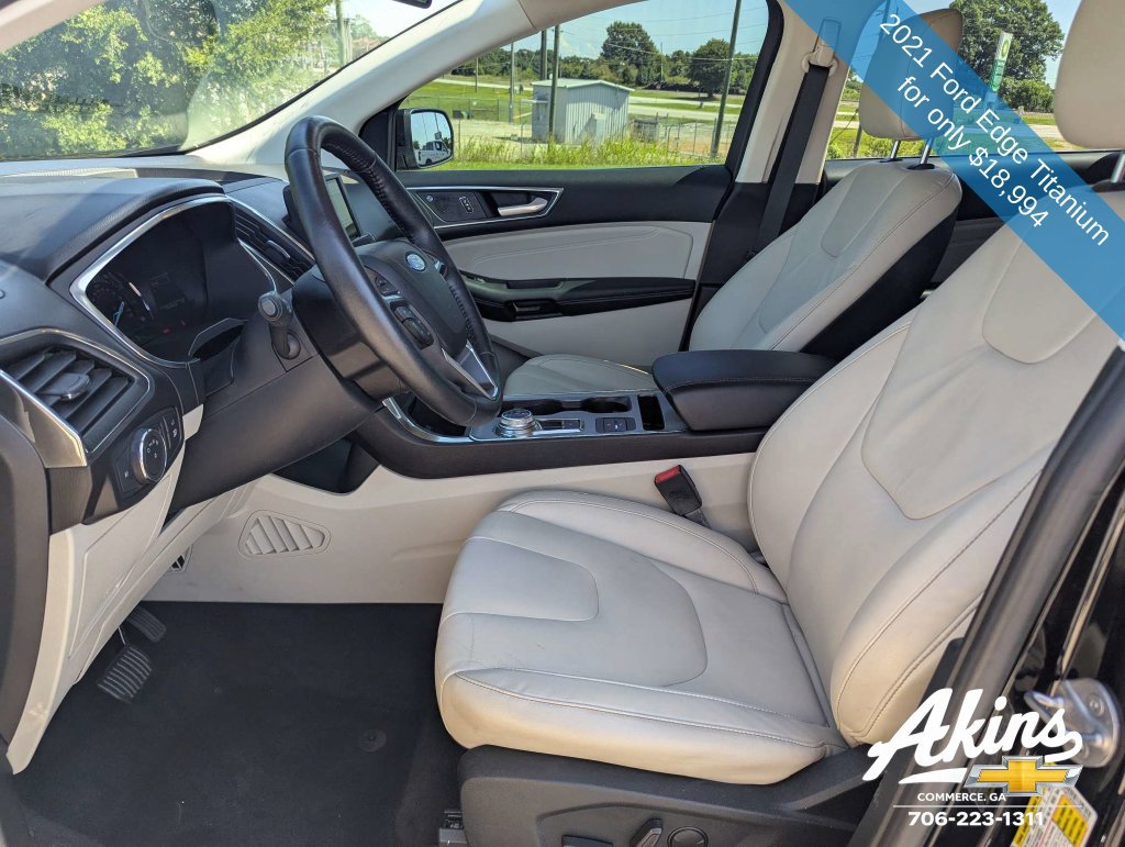 Used 2021 Ford Edge Titanium w/ Cargo Accessory Package FWD image 20