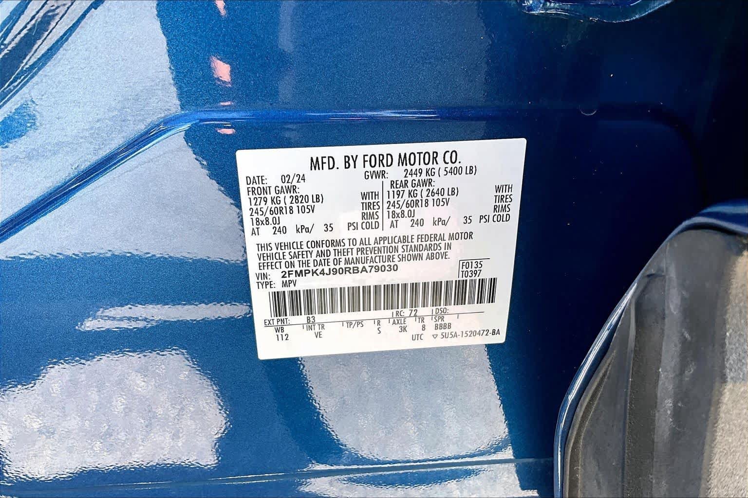 Certified 2024 Ford Edge SEL AWD/4WD image 30
