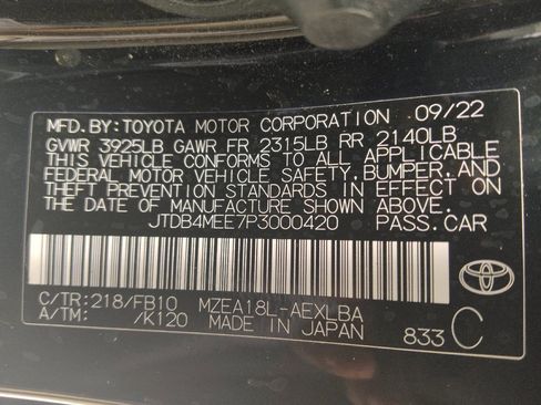 Used 2023 Toyota Corolla LE FWD image 33