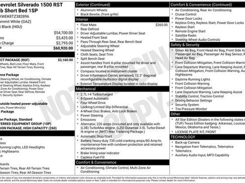 New 2026 Chevrolet Silverado 1500 RST w/ RST Select Package AWD/4WD image 31