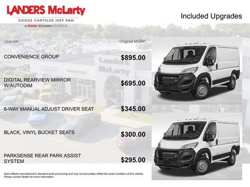 New 2026 RAM ProMaster 1500 w/ Convenience Group FWD image 3