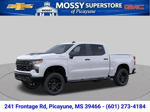 New 2026 Chevrolet Silverado 1500 Custom Trail Boss w/ Turbomax Blackout Package AWD/4WD image 2