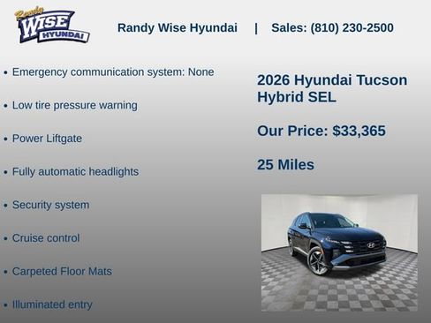New 2026 Hyundai Tucson SEL AWD/4WD image 10