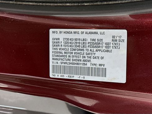 Used 2017 Honda Odyssey EX-L image 12