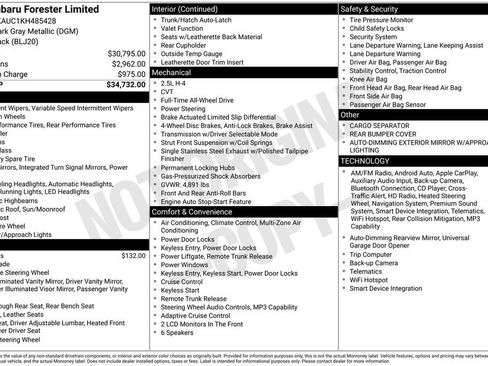 Used 2019 Subaru Forester Limited image 13