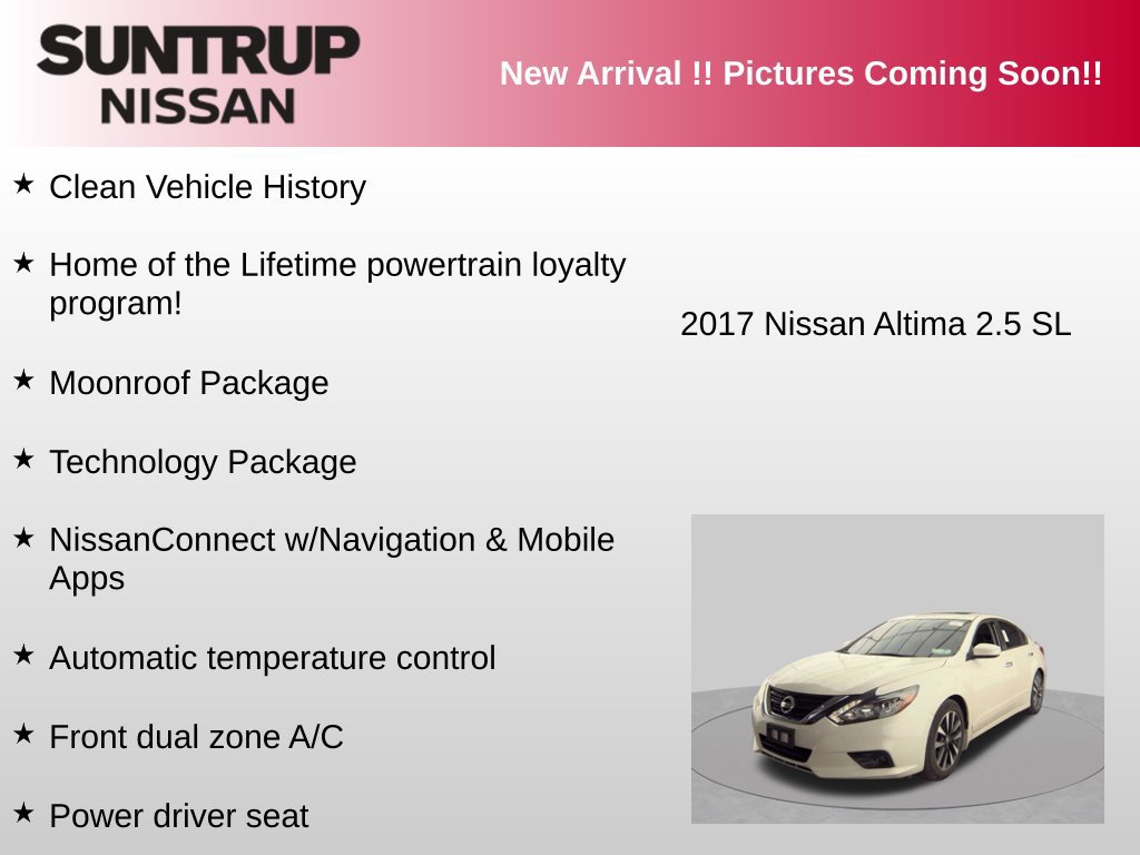 Used 2017 Nissan Altima 2.5 SL w/ 2.5 Technology Package FWD image 6