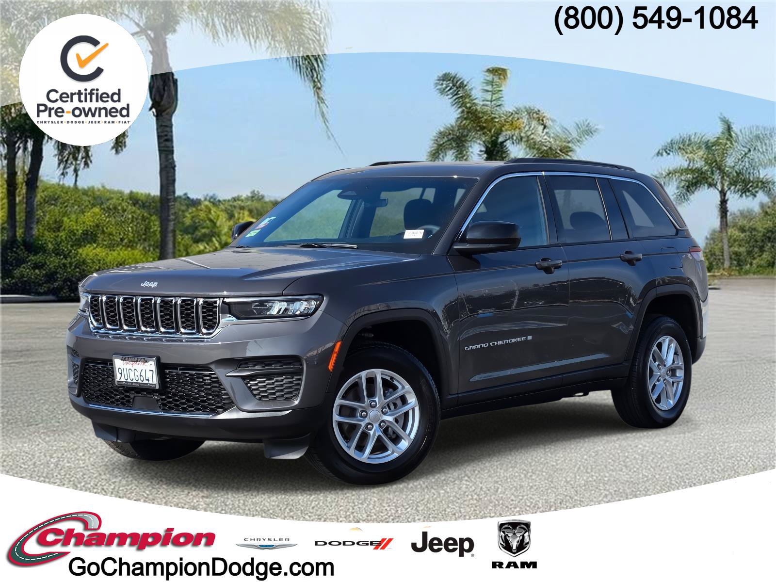 Certified 2025 Jeep Grand Cherokee Laredo X RWD image 1
