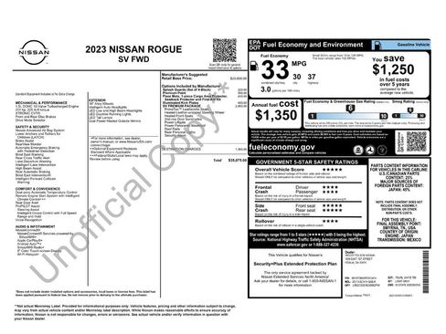 Used 2023 Nissan Rogue SV w/ SV Premium B Package FWD image 38