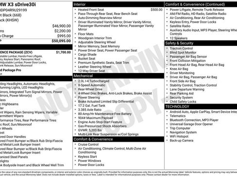 Used 2024 BMW X3 sDrive30i w/ Convenience Package image 12