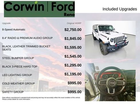 Used 2020 Jeep Wrangler Unlimited Rubicon AWD/4WD image 3