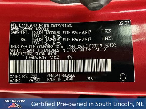 Used 2023 Toyota 4Runner TRD Off-Road Premium image 14