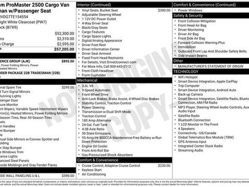 Used 2026 RAM ProMaster 2500 w/ Convenience Group FWD image 14