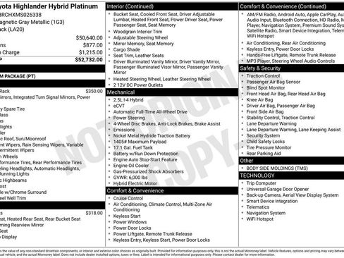 Certified 2021 Toyota Highlander Platinum image 4
