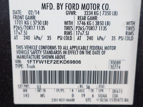 Used 2014 Ford F150 XLT w/ XLT Convenience Package image 45