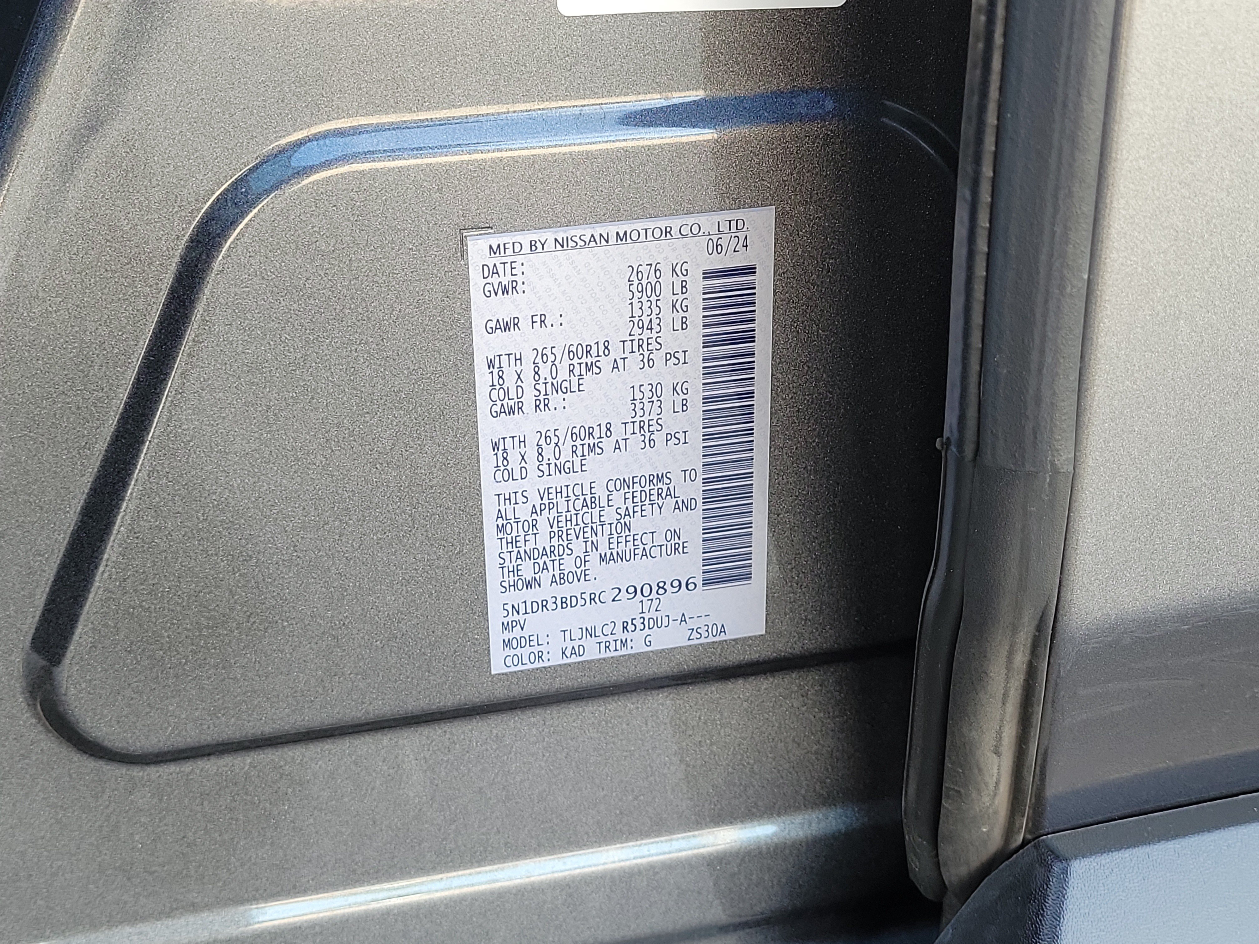 Certified 2024 Nissan Pathfinder Rock Creek AWD/4WD image 34
