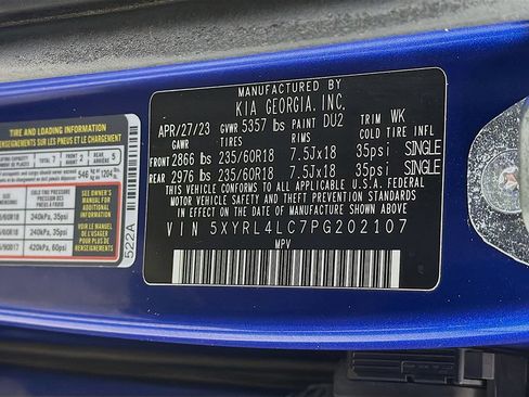 Used 2023 Kia Sorento S w/ Panoramic Sunroof Package FWD image 42