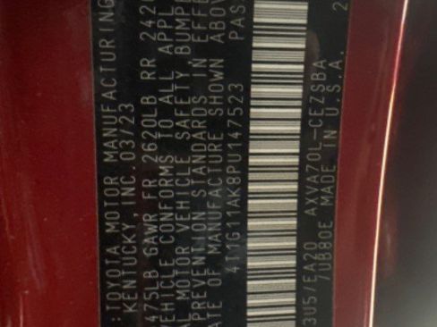 Certified 2023 Toyota Camry SE FWD image 49