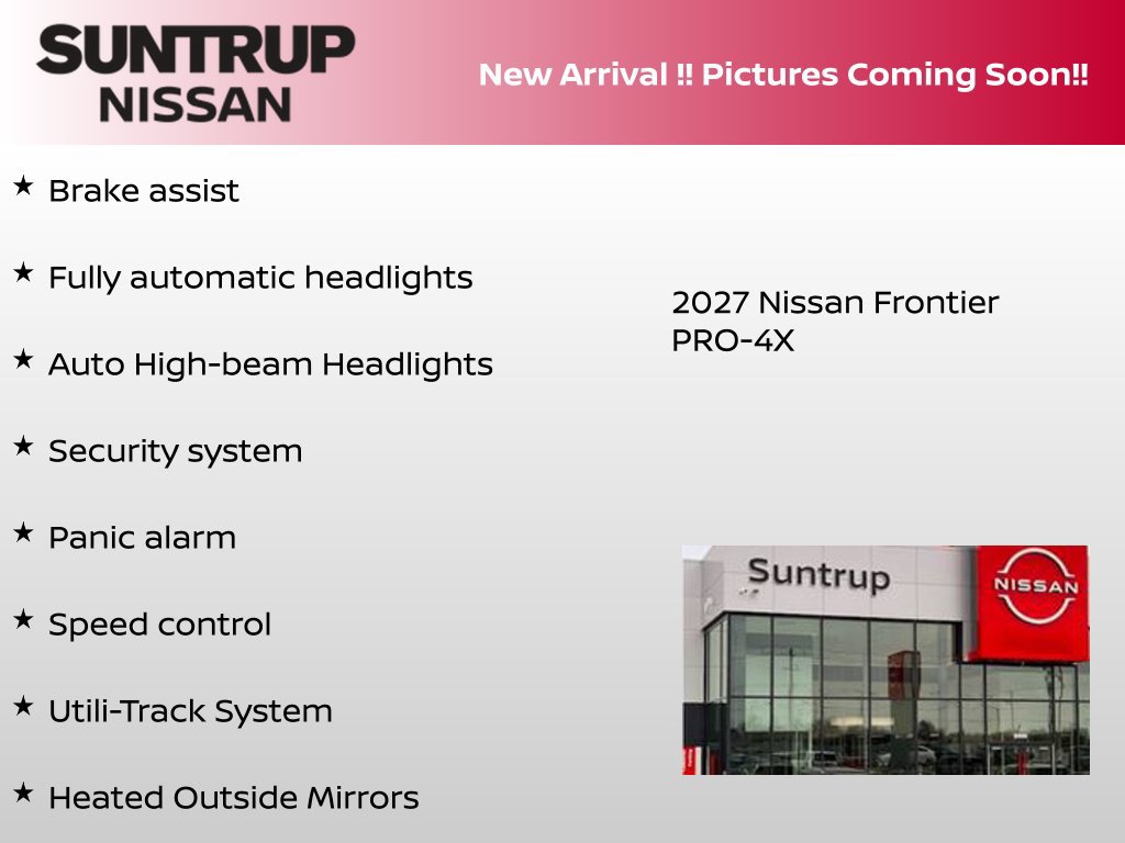 New 2027 Nissan Frontier PRO-4X AWD/4WD image 6