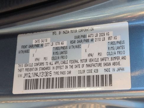 Used 2018 MAZDA MAZDA6 Touring image 39