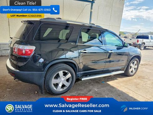 Used 2012 GMC Acadia SLT w/ LPO, 'HIT The Road' Package FWD image 4