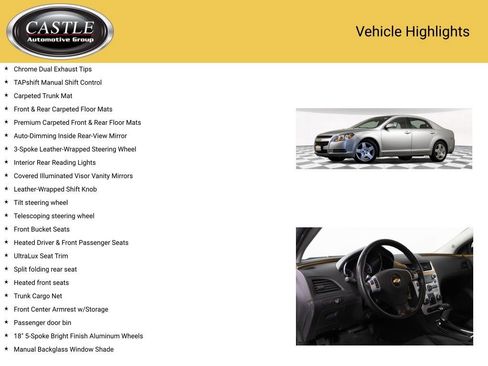 Used 2009 Chevrolet Malibu LT w/ HFV6 Engine Package image 12
