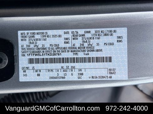 Used 2026 Ford F150 Lariat AWD/4WD image 37