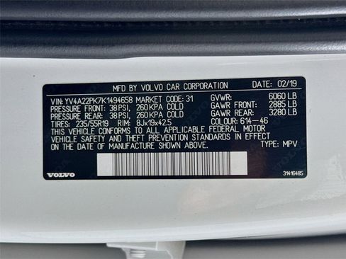 Used 2019 Volvo XC90 T6 Momentum AWD/4WD image 33