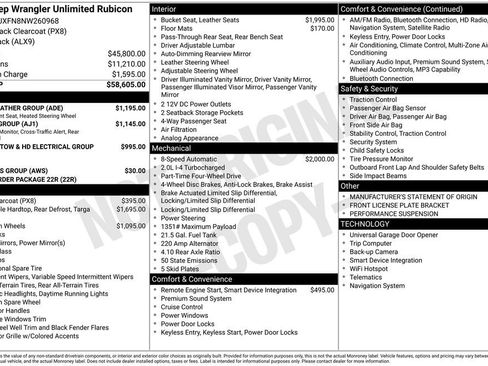 Used 2022 Jeep Wrangler Unlimited Rubicon w/ Cold Weather Group AWD/4WD image 13
