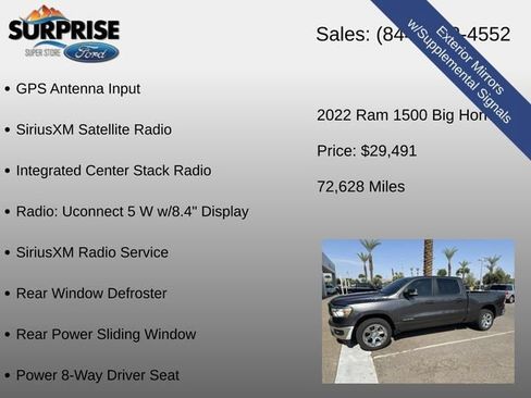 Used 2022 RAM 1500 Big Horn RWD image 23