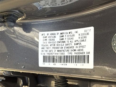 Used 2017 Honda Accord EX image 33