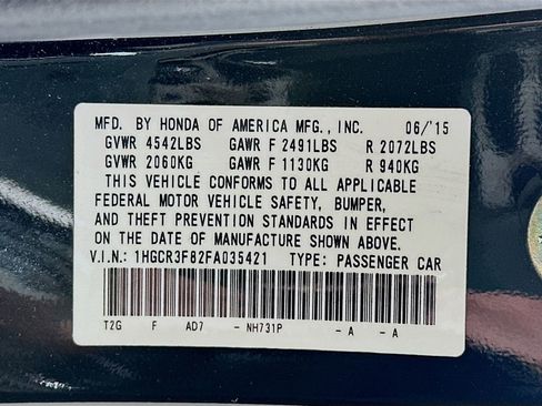 Used 2015 Honda Accord EX-L image 33