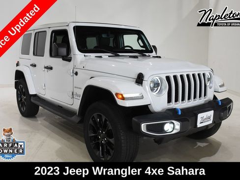 Used 2023 Jeep Wrangler Unlimited Sahara w/ Cold Weather Group AWD/4WD image 1