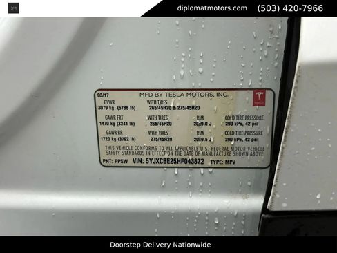 Used 2017 Tesla Model X 100D image 46