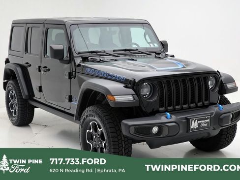 Used 2023 Jeep Wrangler Unlimited Rubicon 4xe w/ Cold Weather Group AWD/4WD image 1