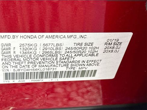 Used 2019 Acura MDX SH-AWD w/ Technology Package image 36