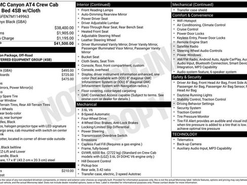 Used 2021 GMC Canyon AT4 AWD/4WD image 28