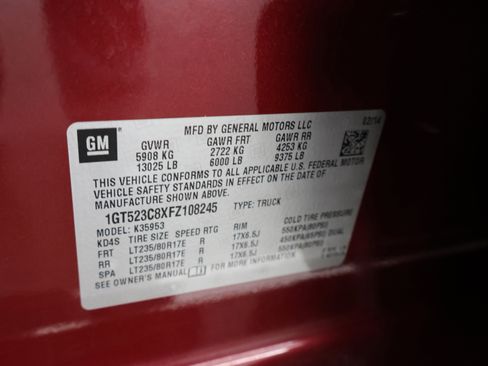 Used 2015 GMC Sierra 3500 SLT w/ Snow Plow Prep Package image 53