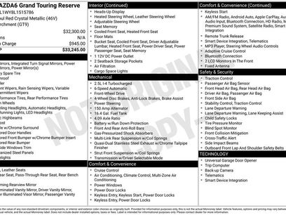 Used 2020 MAZDA MAZDA6 Grand Touring Reserve