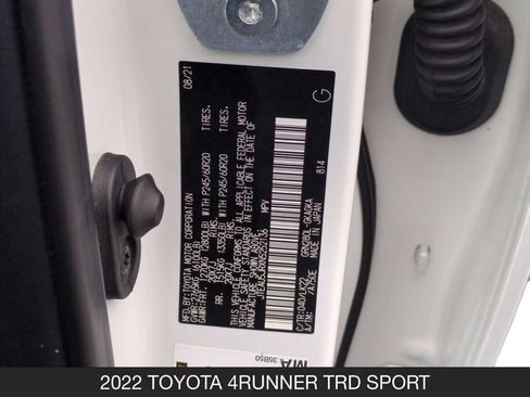 Used 2022 Toyota 4Runner TRD Sport w/ Technology Package RWD image 25