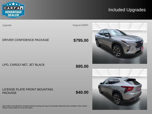 Certified 2025 Chevrolet Trax RS w/ Driver Confidence Package FWD image 3