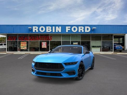 New 2025 Ford Mustang Convertible w/ Mustang Nite Pony Package RWD image 2