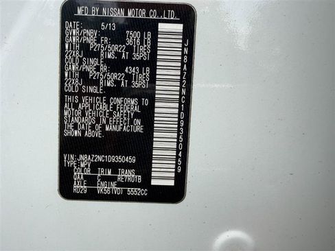 Used 2013 INFINITI QX56 4WD w/ Deluxe Touring Pkg image 50