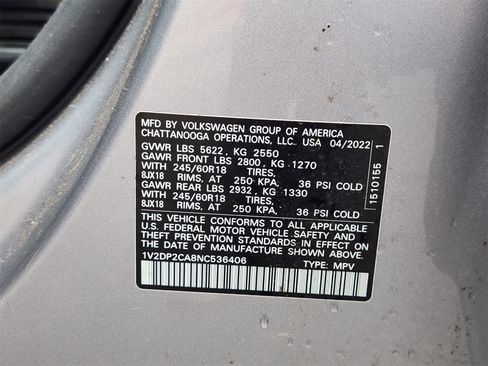 Used 2022 Volkswagen Atlas SE image 32