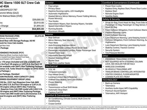 Used 2023 GMC Sierra 1500 SLT w/ SLT Premium Package AWD/4WD image 16