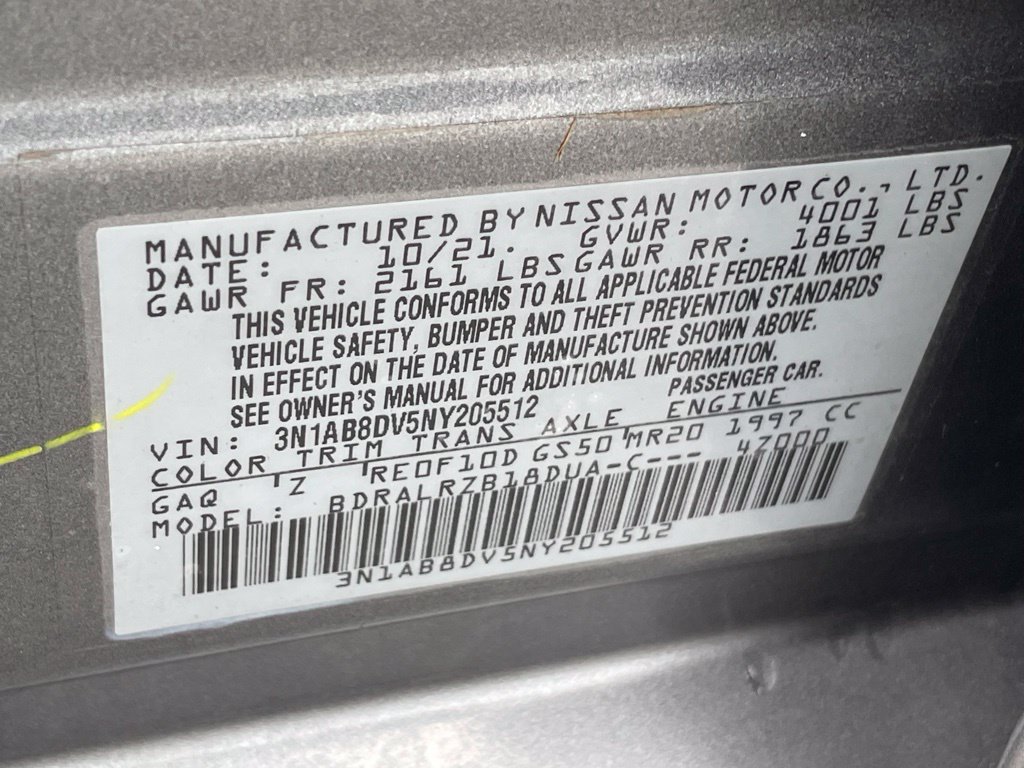 Used 2022 Nissan Sentra SR w/ Midnight Edition FWD image 32