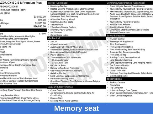 Used 2023 MAZDA CX-5 AWD 2.5 S w/ Premium Plus Pkg image 33