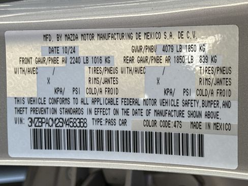 Used 2025 MAZDA MAZDA3 s image 35