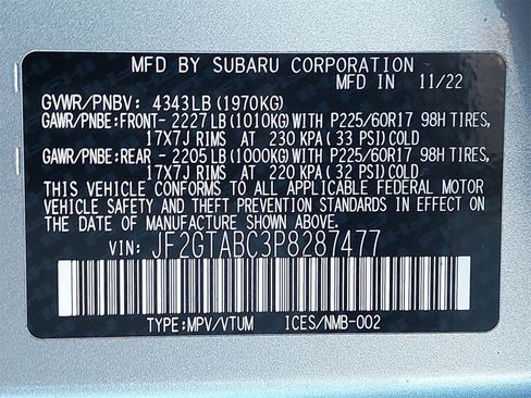 Used 2023 Subaru Crosstrek 2.0i image 41