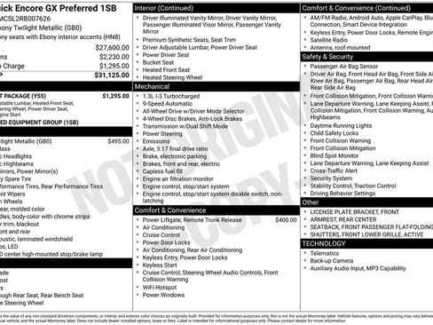 Used 2024 Buick Encore GX Preferred w/ Comfort Package image 32